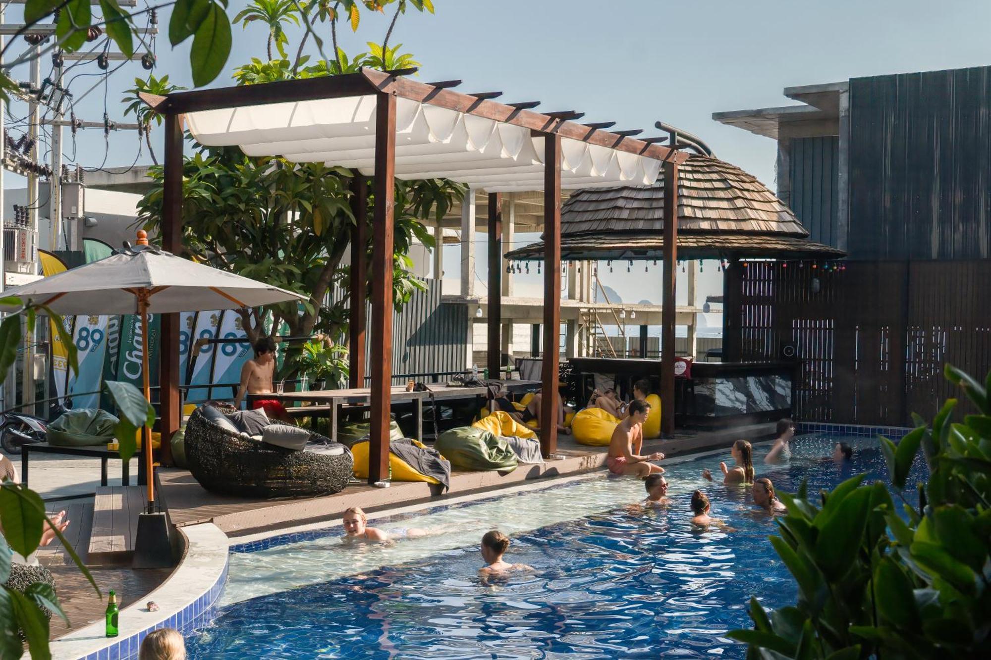 Sea Beach Hostel & Club Aonang Beachfront Ao Nang Exterior photo